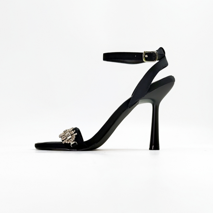 Sandale elegante cu toc K-21negru [2]