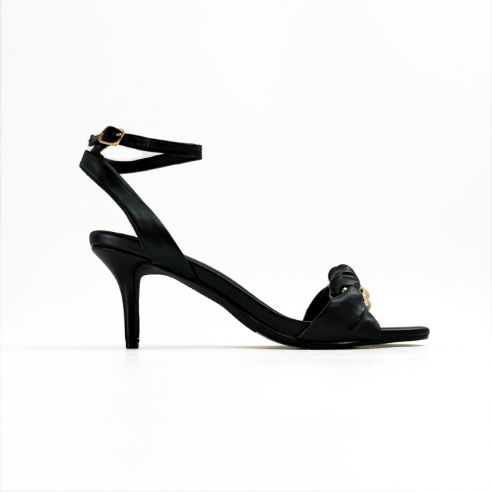 Sandale elegante cu toc K-29negru [6]