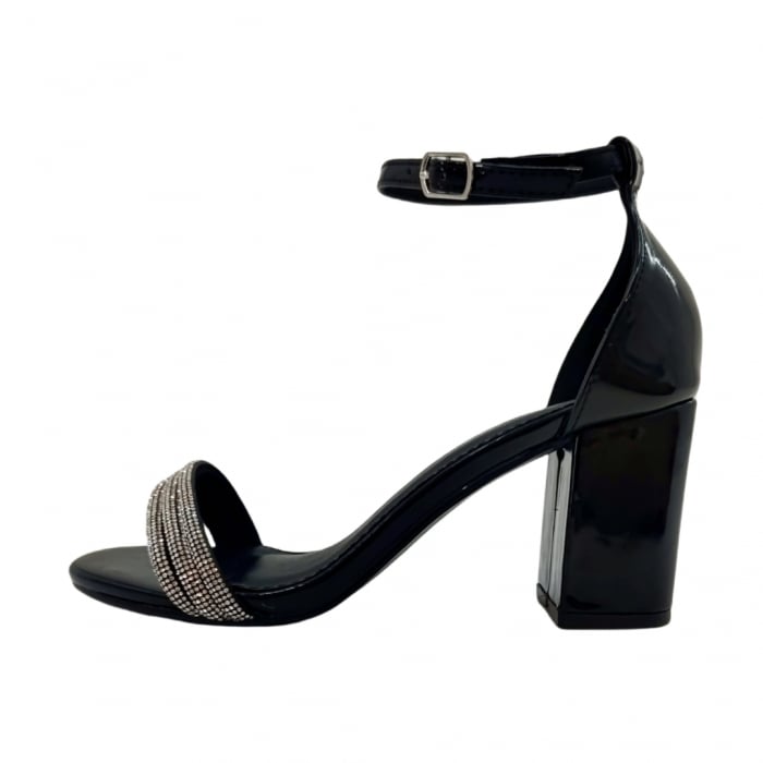Sandale elegante cu toc L-60negru [2]