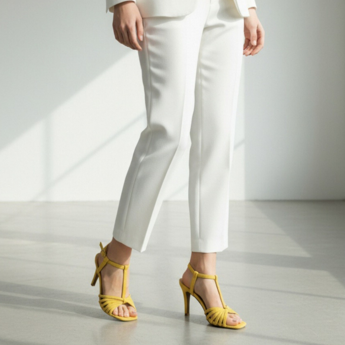 Sandale elegante cu toc MU-5galben [5]