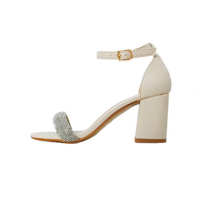 Sandale elegante cu toc X23-323bej [2]