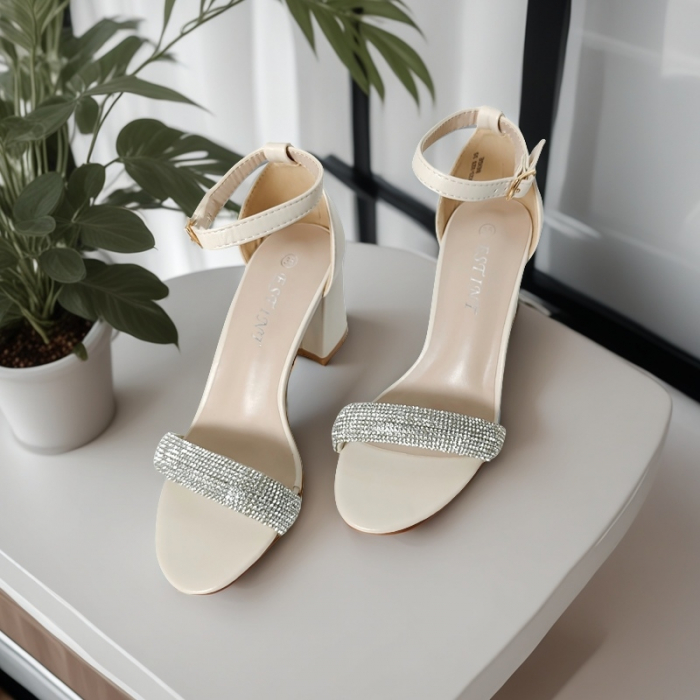Sandale elegante cu toc X23-323bej [1]