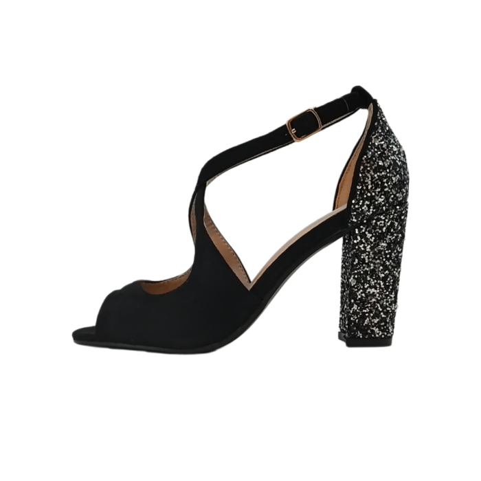 Sandale elegante cu toc X23-362negru [7]