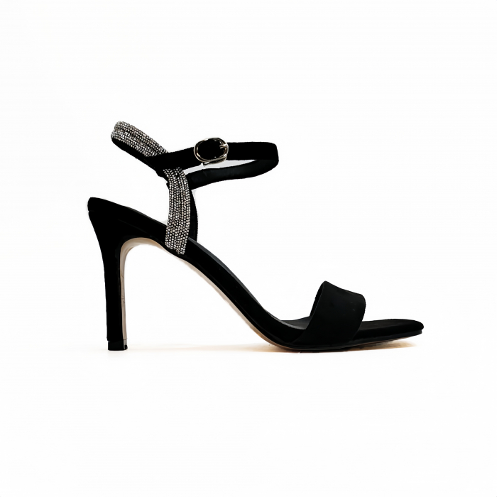 Sandale elegante cu toc F-18negru [2]