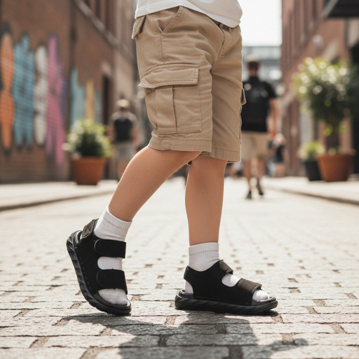 Sandale usoare de vara XA-2537negru [3]