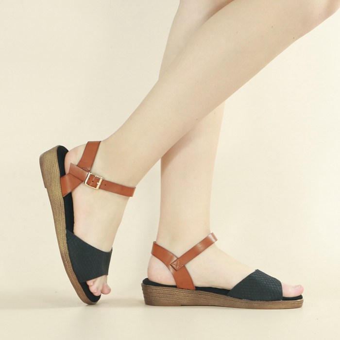 Sandale cu platforma LX53negru [4]