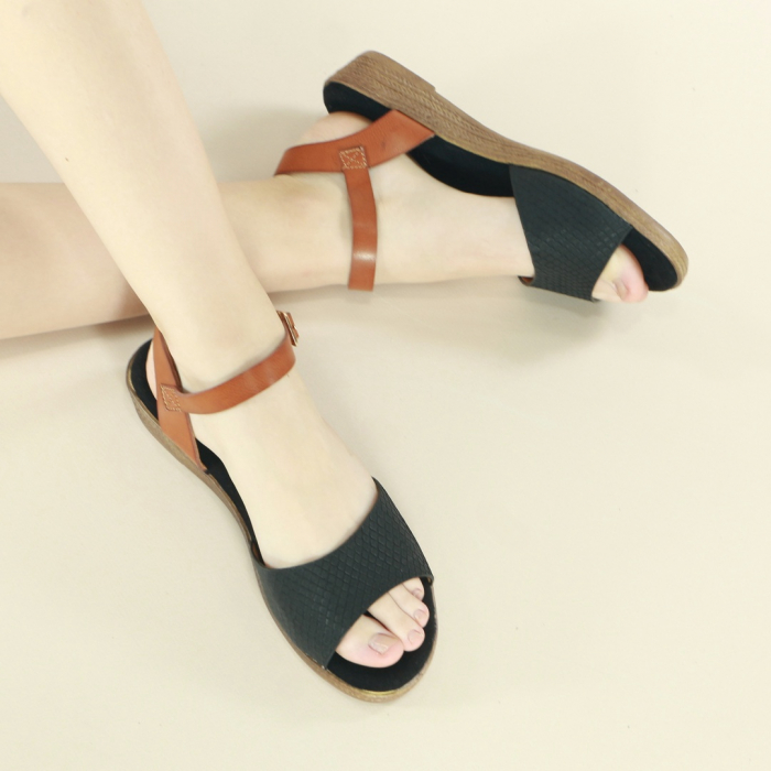 Sandale cu platforma LX53negru [3]