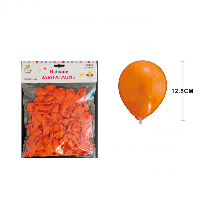 Set 100 baloane din latex pentru petrecere 12.5 cm RJ1452 [2]