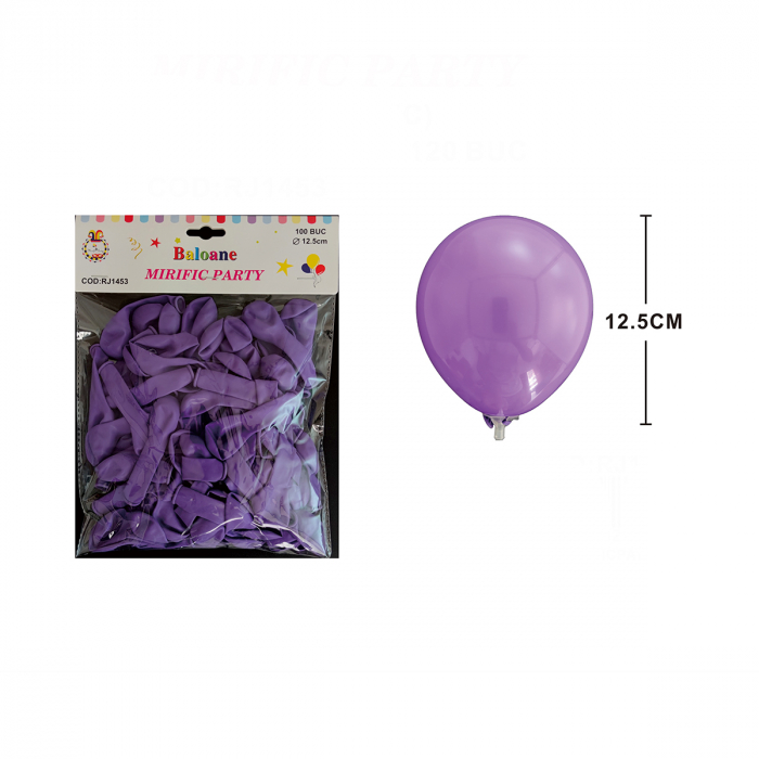 Set 100 baloane din latex pentru petrecere 12.5 cm RJ1453 [2]