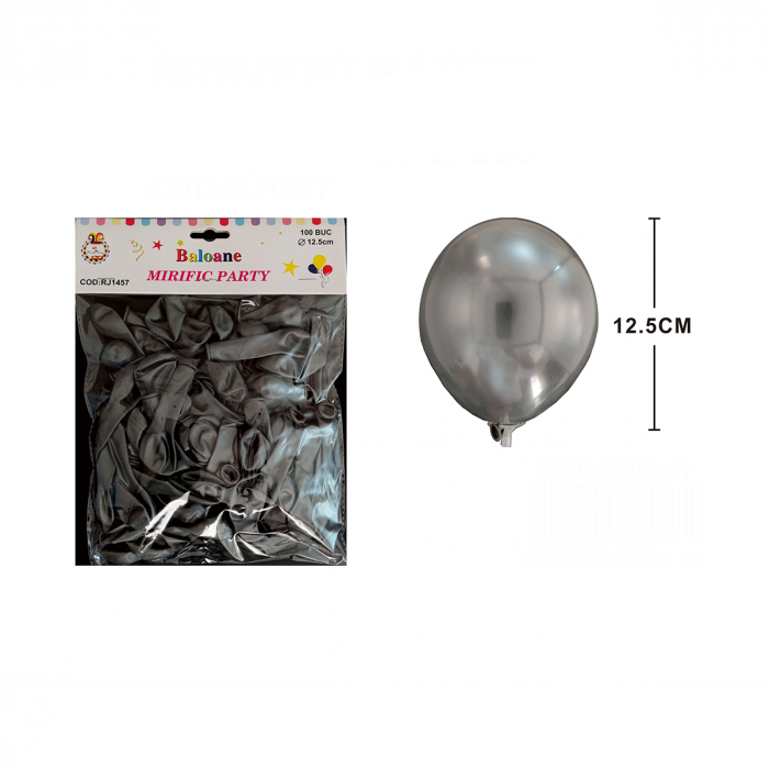 Set 100 baloane din latex pentru petrecere 12.5 cm RJ1457 [2]