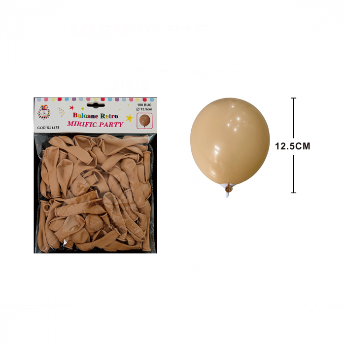 Set 100 baloane din latex pentru petrecere 12.5 cm RJ1478 [2]