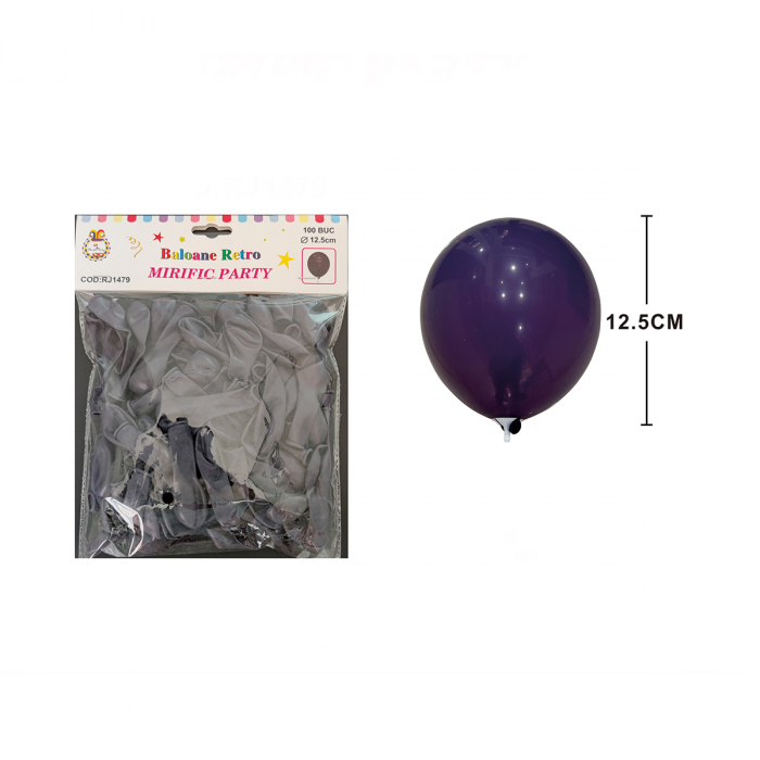 Set 100 baloane din latex pentru petrecere 12.5 cm RJ1479 [2]