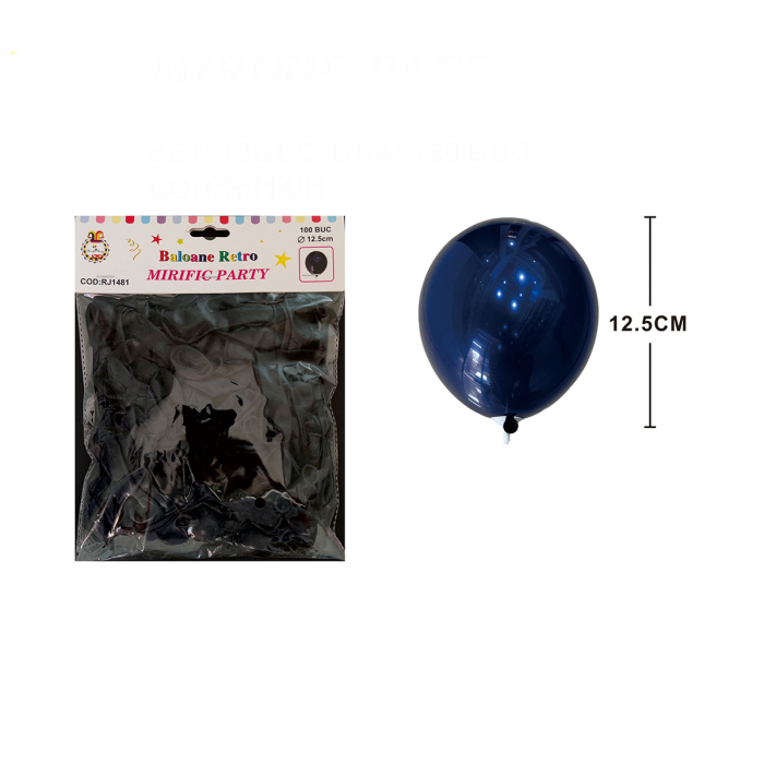 Set 100 baloane din latex pentru petrecere 12.5 cm RJ1481 [2]