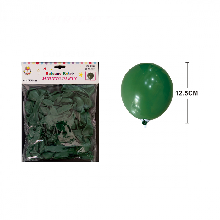 Set 100 baloane din latex pentru petrecere 12.5 cm RJ1483 [2]