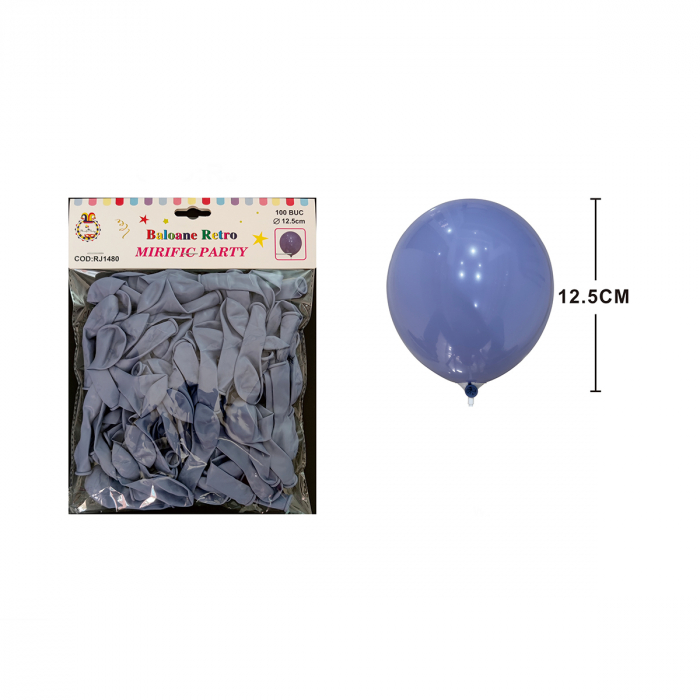 Set 100 baloane din latex pentru petrecere 12.5 cm RJ1480 [2]