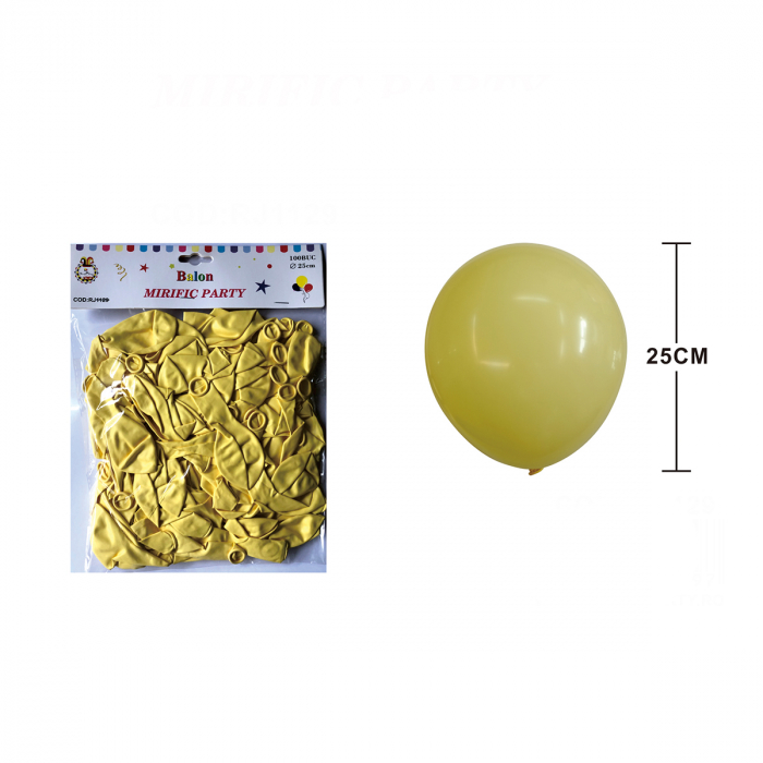 Set 100 baloane din latex pentru petrecere 25 cm RJ1129 [2]