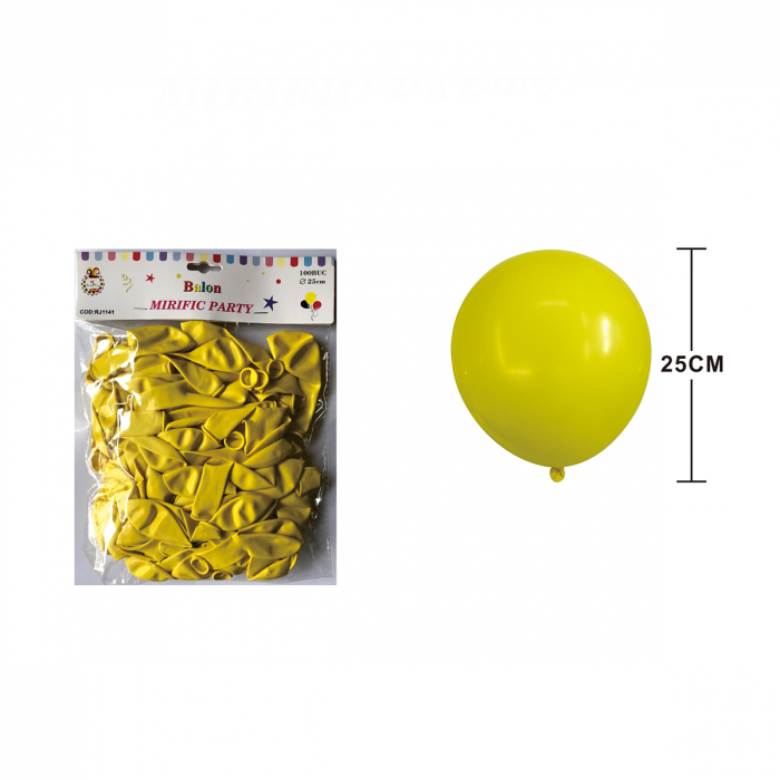 Set 100 baloane din latex pentru petrecere 25 cm RJ1141 [2]