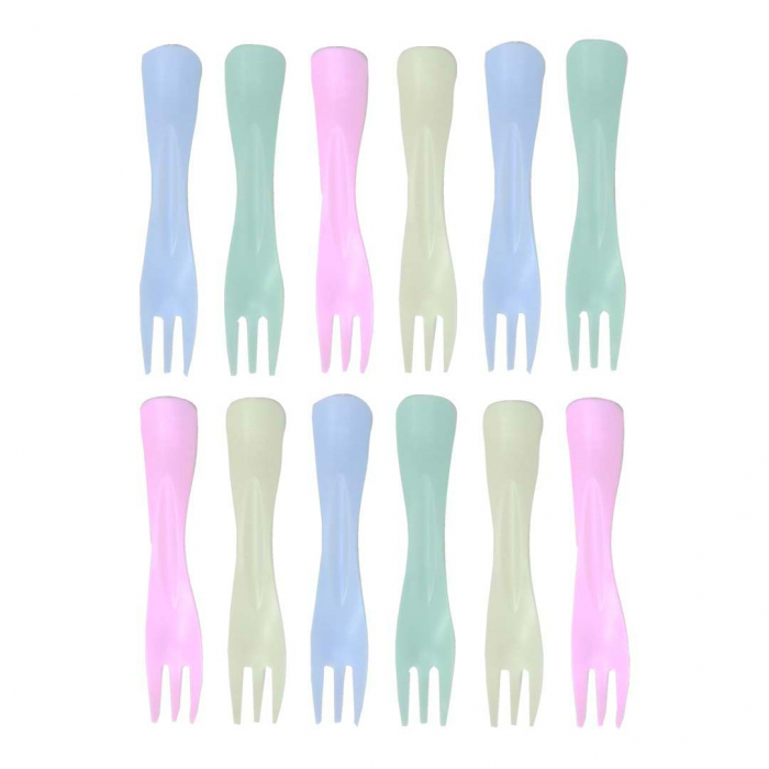 Set 12 furculite din plastic pentru party 2260-19 [1]