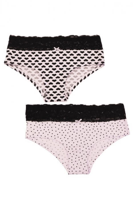 Set 2 chiloti brazilieni din bumbac 44002-7 [1]
