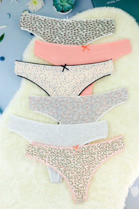 Set 2 chiloti tanga din bumbac TANG-A2575 [1]