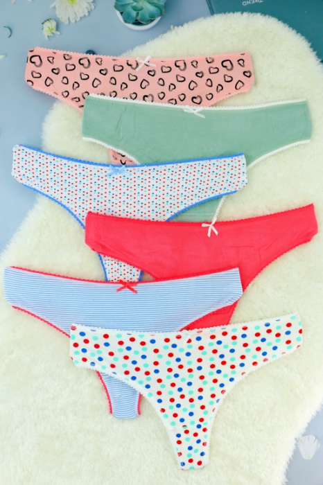 Set 2 chiloti tanga din bumbac TANG-A2576 [1]