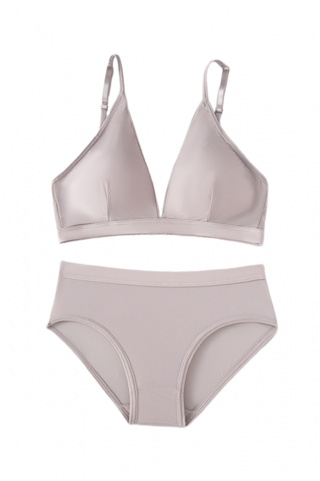Set 2 piese lenjerie intima, sutien push-up si chiloti brazilieni XXP-1448roz [1]