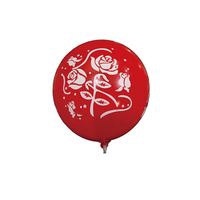 Set 20 baloane din latex pentru petrecere cu imprimeu trandafiri 30 cm RJ1355 [1]
