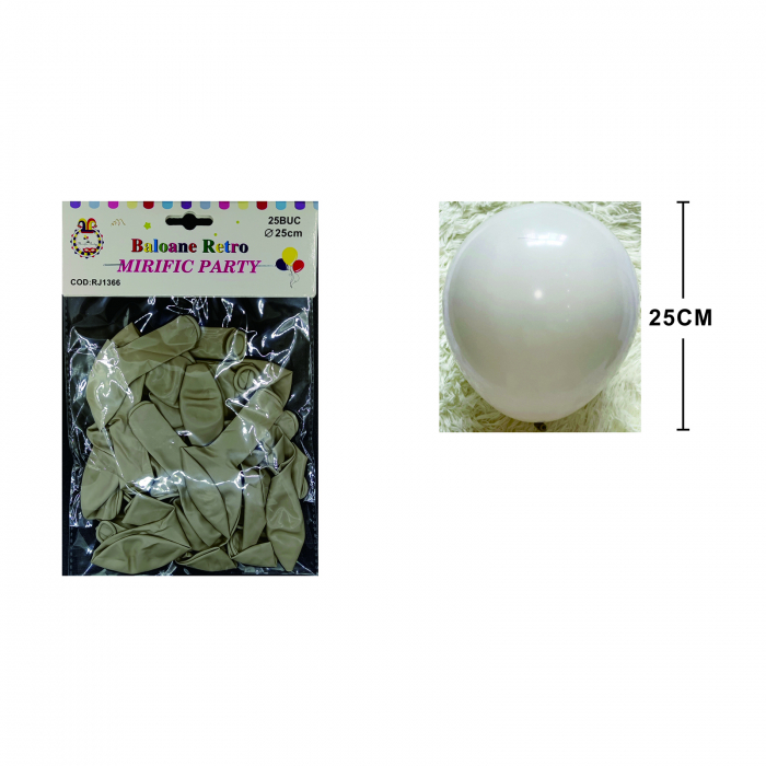 Set 25 baloane din latex pentru petrecere 25 cm RJ1366 [2]