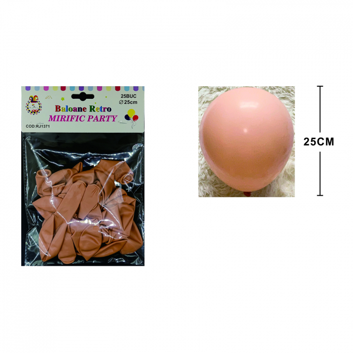 Set 25 baloane din latex pentru petrecere 25 cm RJ1371 [2]