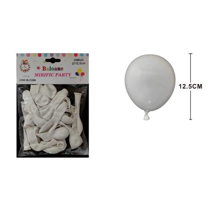 Set 25 baloane din latex pentru petrecere 12.5 cm RJ1288 [2]