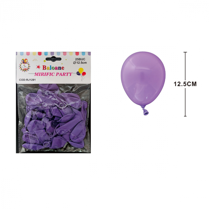 Set 25 baloane din latex pentru petrecere 12.5 cm RJ1291 [2]