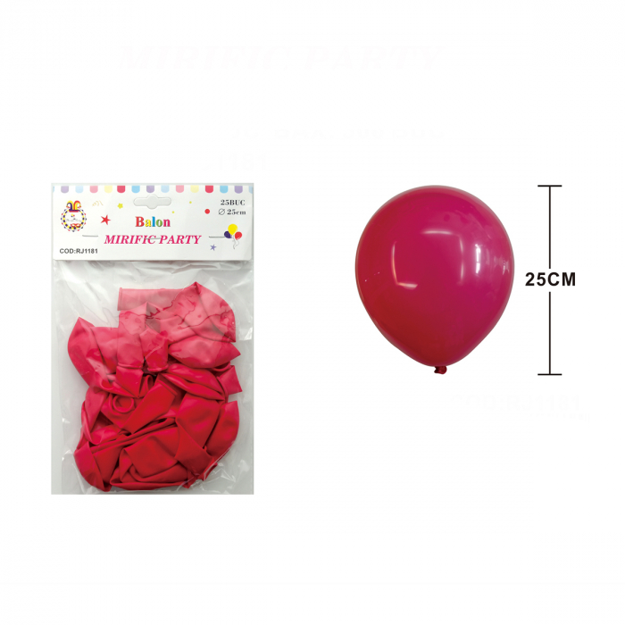Set 25 baloane din latex pentru petrecere 25 cm RJ1181 [2]