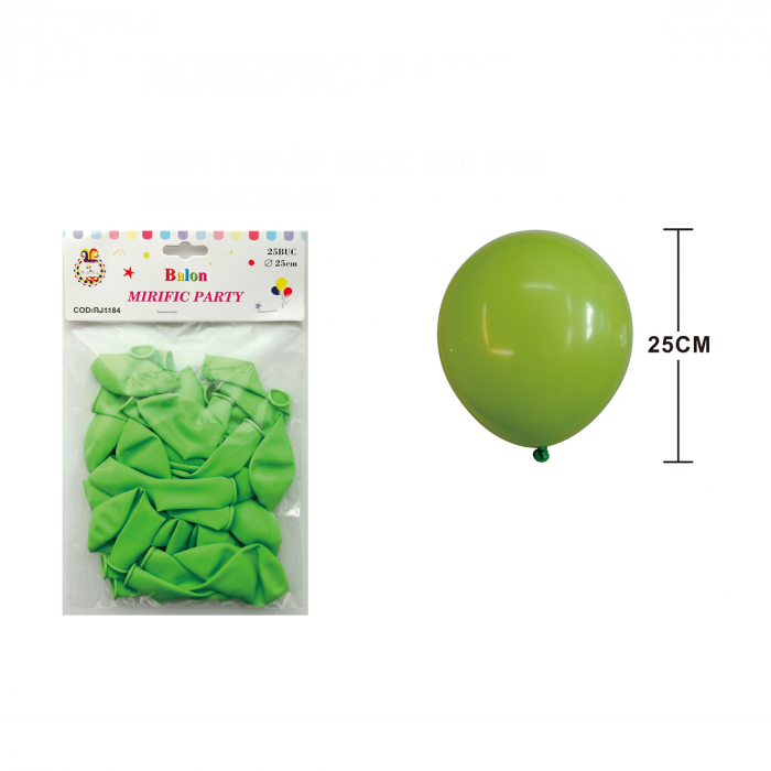 Set 25 baloane din latex pentru petrecere 25 cm RJ1184 [2]