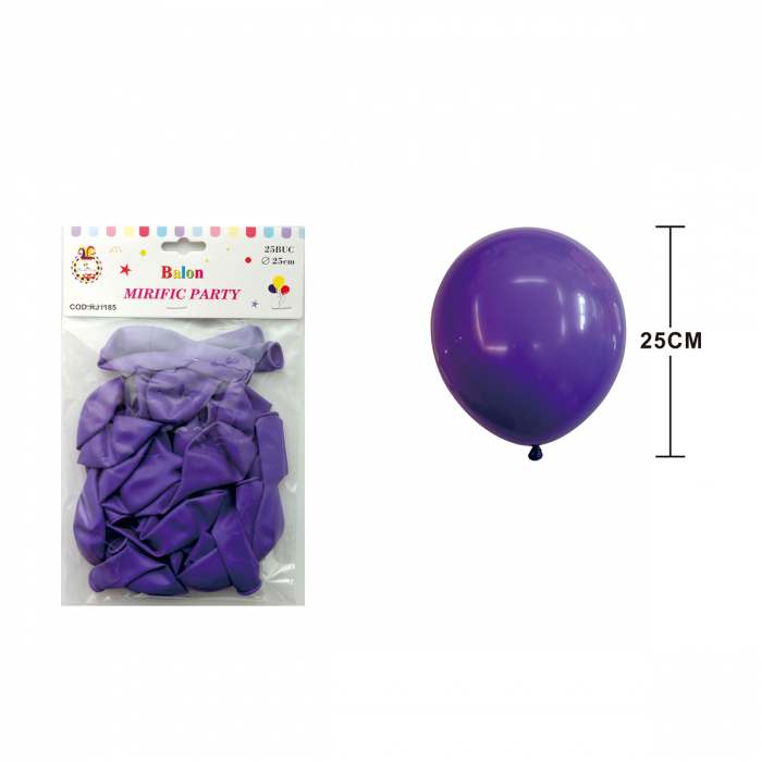 Set 25 baloane din latex pentru petrecere 25 cm RJ1185 [2]