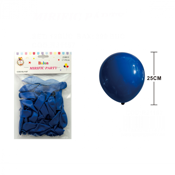 Set 25 baloane din latex pentru petrecere 25 cm RJ1187 [2]