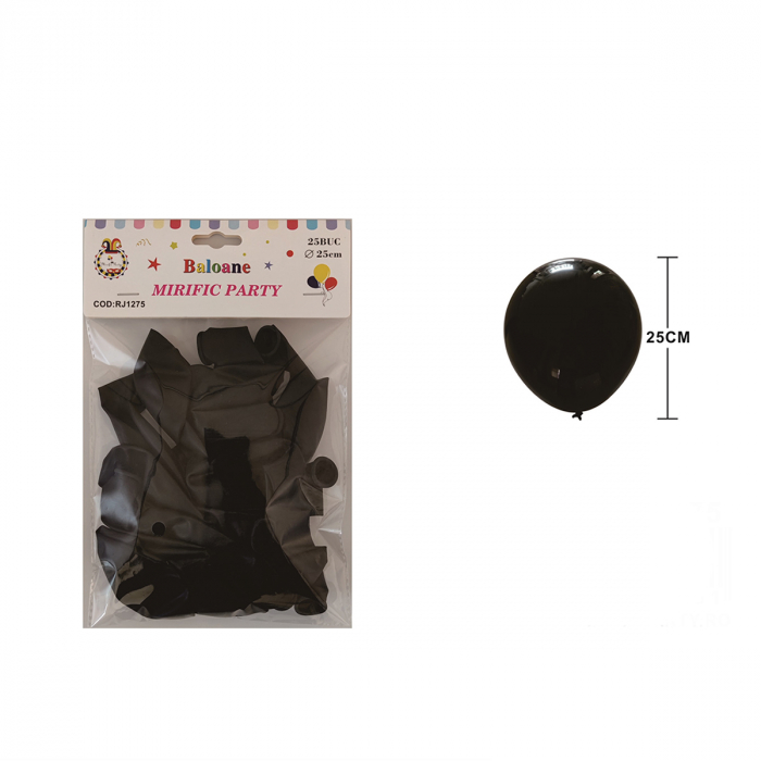 Set 25 baloane din latex pentru petrecere 25 cm RJ1275 [2]