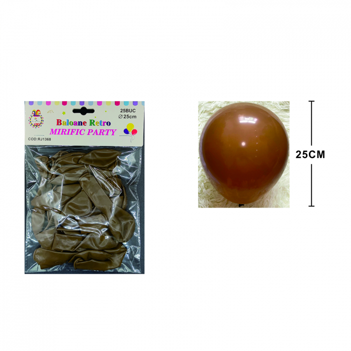Set 25 baloane din latex pentru petrecere 25 cm RJ1368 [2]