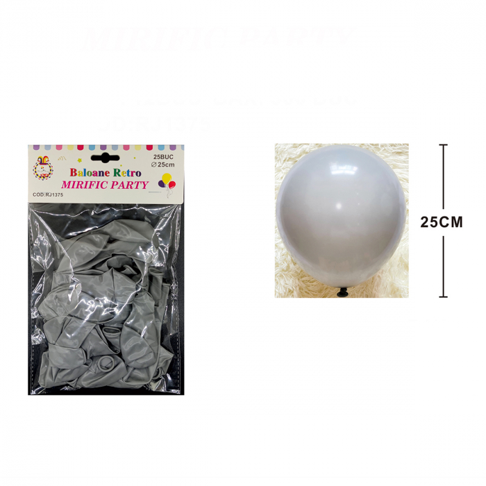 Set 25 baloane din latex pentru petrecere 25 cm RJ1375 [2]