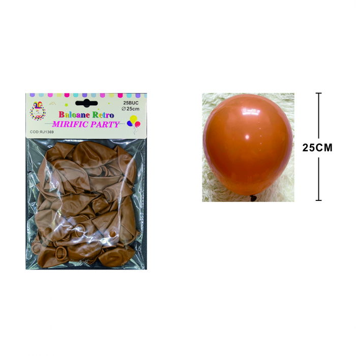 Set 25 baloane din latex pentru petrecere 25 cm RJ1369 [2]
