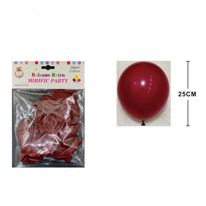 Set 25 baloane din latex pentru petrecere 25 cm RJ1372 [2]