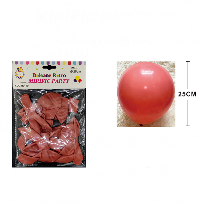 Set 25 baloane din latex pentru petrecere 25 cm  RJ1381 [2]
