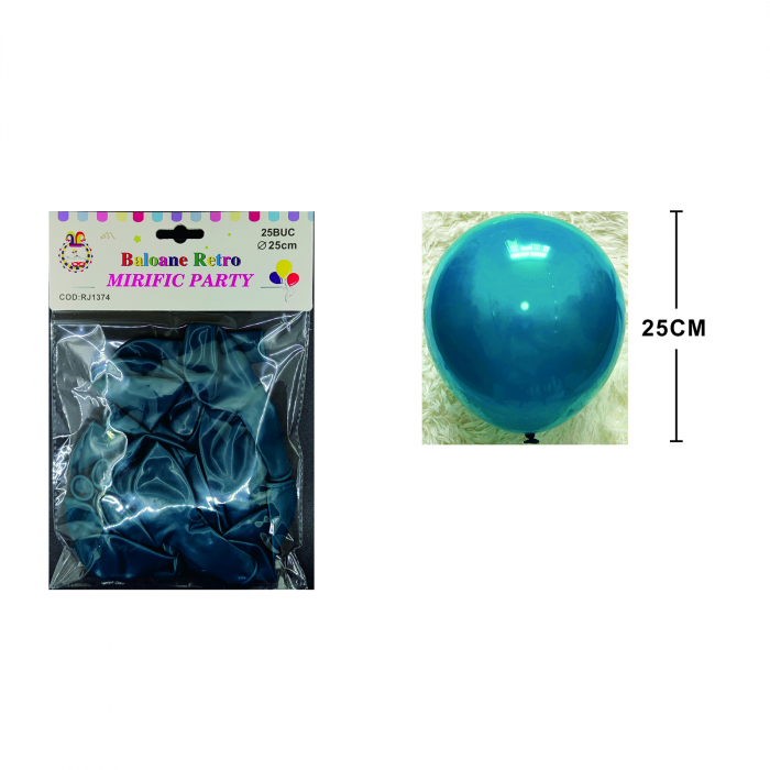 Set 25 baloane din latex pentru petrecere 25 cm  RJ1374 [2]