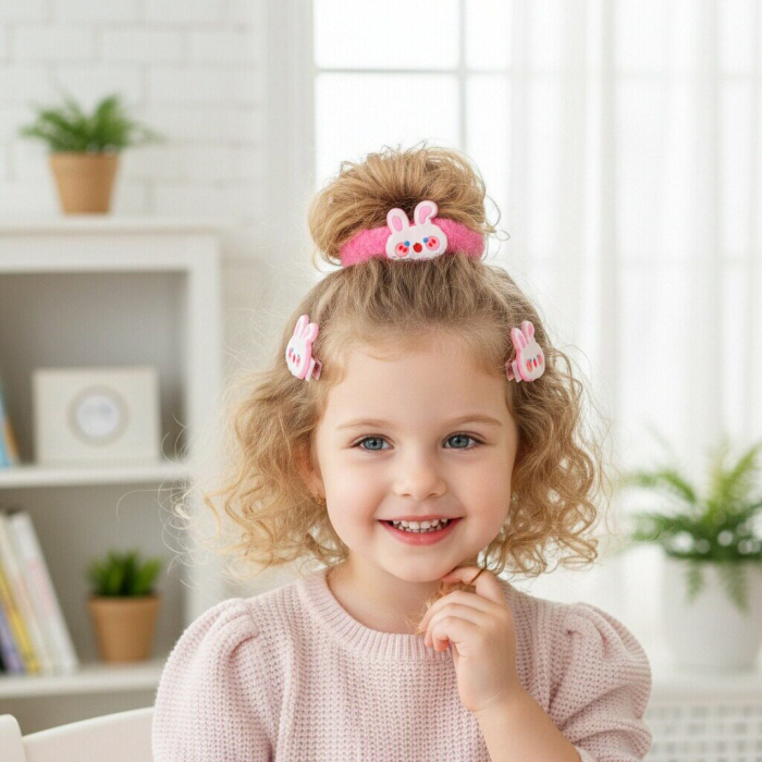 Set 3 accesorii de par A2-3437-1 - FUCHSIA [4]