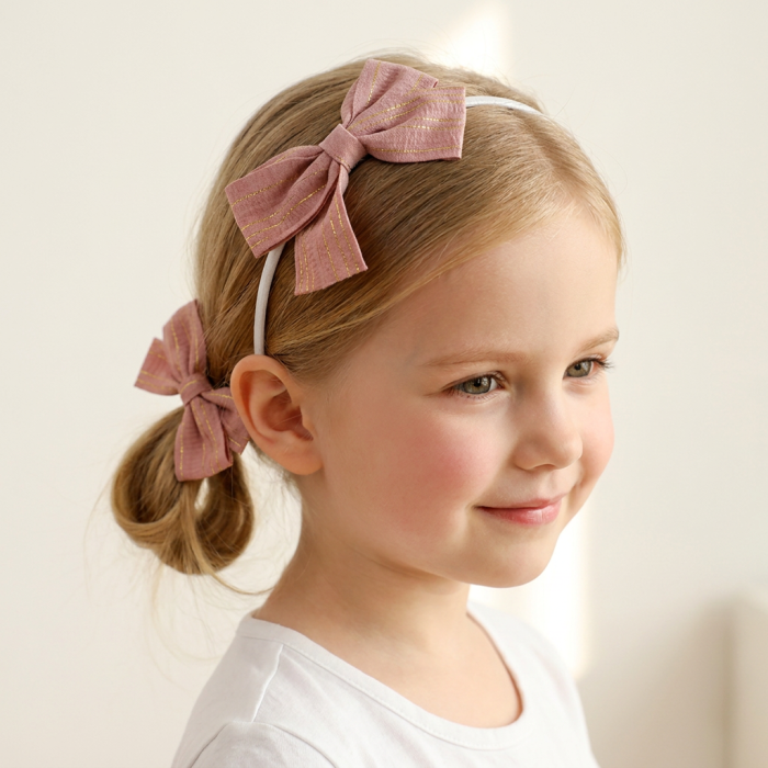 Set 3 accesorii de par A2-3437-7D - Roz [3]
