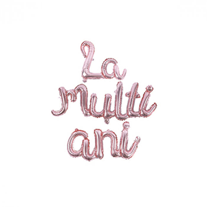 Set 3 baloane din folie de aluminiu 'La multi ani' LM0697 [1]