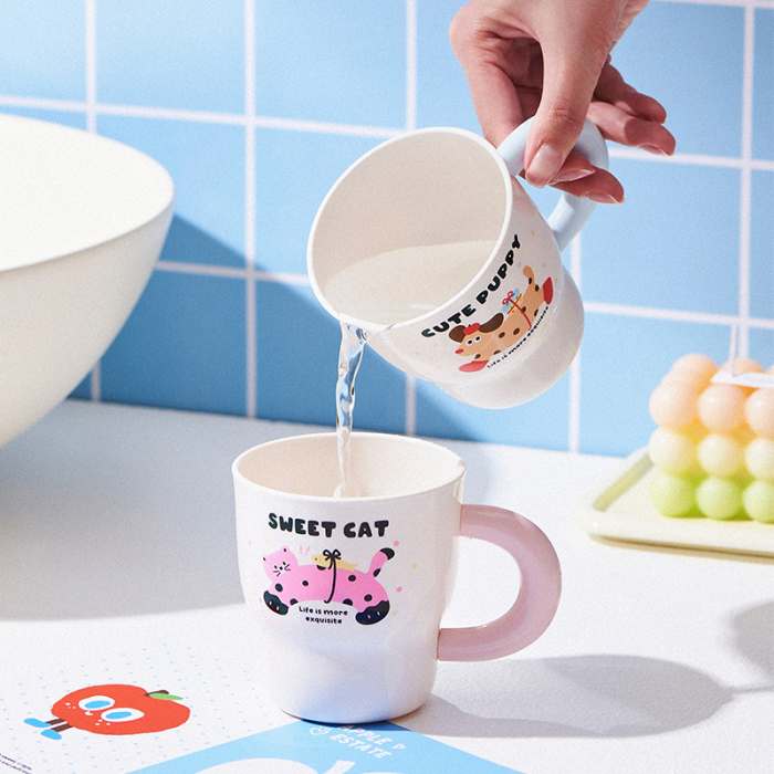 Set 2 cani pentru periutele de dinti 390 ml SHYE-7019 [5]