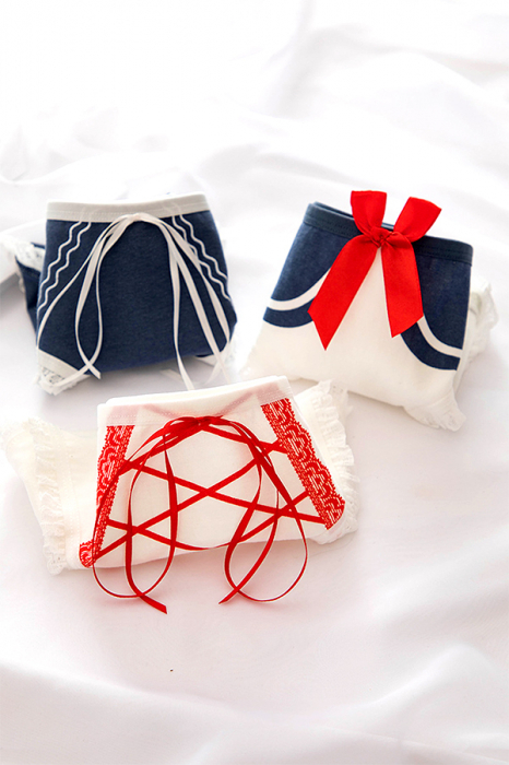 Set 3 chiloti clasici din bumbac XWH-8012 [3]
