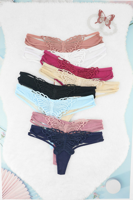 Set 3 chiloti sexy tanga din bumbac ADU-X1863 [1]