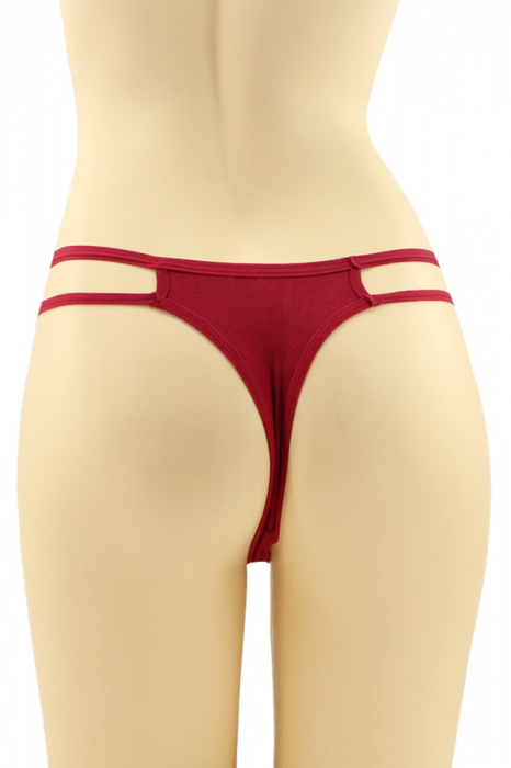 Set 3 chiloti sexy tanga din bumbac ADU-X1882 [3]