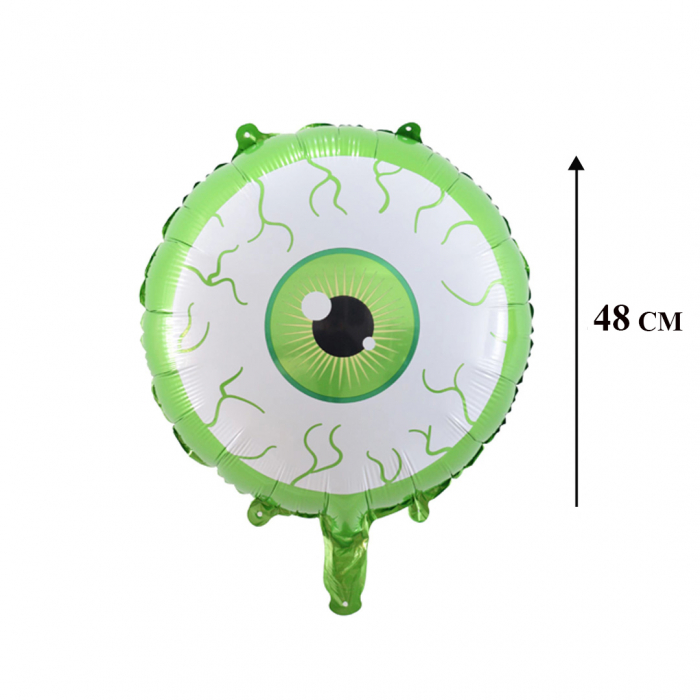 Set 4 baloane folie pentru decor Halloween ' Glob Ocular ' 43 x 48 cm LY-2439-17 [2]